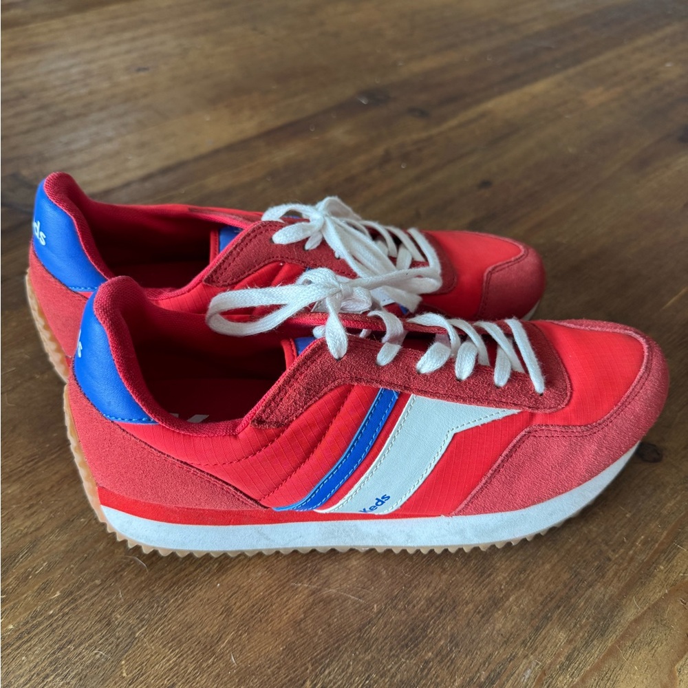 Keds Red and Blue Athletic Shoes